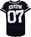 OVOY Mens Hipster Hip Hop Black and White Striped Baseball T shirt Tee Tops