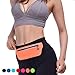KEGE Multiple Color Slim Reflective Running Belt Fanny Pack, Bounce Free Water Resistant Exercise Workout Pouch Lightweight Waist Pack Gym Phone Holder for All Kinds of Phones