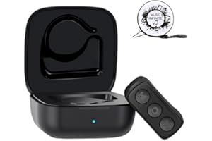 JINGROOM Tiktok Remote Control - Kindle Page Turner - Bluetooth Kindle APP Accesories for iPhone, iPad, iOS, Android - D01 Pro - Black