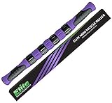 Elite Massage Roller Stick Targets Sore, Tight Leg Muscles to Prevent Cramps and Release Tension. It's Sturdy, Lightweight, Smooth Rolling and Thankfully this Lifesaver has Comfortable Handles.Purple