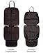 New [2017 Model] Luxury Car Seat Protector - XL, Durable and Waterproof - Front Cover all PVC Leather - Thickest Padding - Inc. Car Sunshades