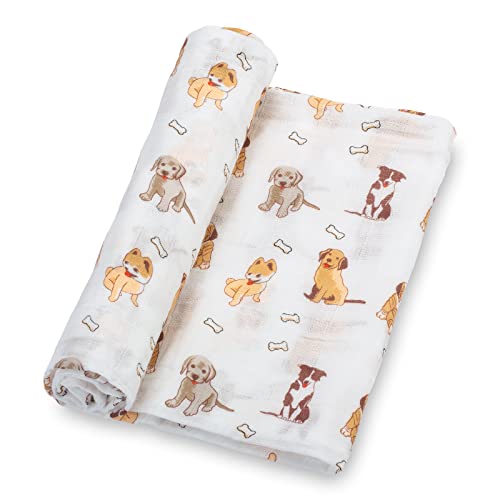 LollyBanks Muslin Swaddle Blanket 47 X