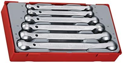 Teng TT6506 Metric Double Flex Wrenches (6 Pieces)