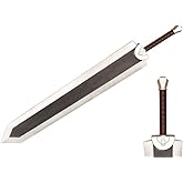 Mingshao 57" Fantasy Foam Dragon Slayer Berserk Guts Sword Anime Cosplay & Costume for Xmas & Halloween