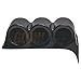 GlowShift Black Triple Dashboard Gauge Pod Compatible with Dodge Ram First Generation Cummins 1986-1993 - ABS Plastic - Mounts (3) 2-1/16