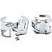 Krator Chrome Handlebar Switch Housing Cover Kit Compatible with Honda 2002-2007 Honda VTX 1800 Models C/R/S/F/N Custom, CSH005