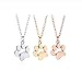 iLH Clearance Deals Women Chain Crystal Rhinestone Square Pendant Alloy Necklace Jewelry by ZYooh (Silver-B, S)