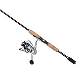 Cadence CC6 Spinning Combo Lightweight with 24-Ton Graphite Rod Aluminum Frame 7 + 1 Corrosion Resistant Bearings Carbon Rotor & Side Plate Spinning Reel & Rod Combo