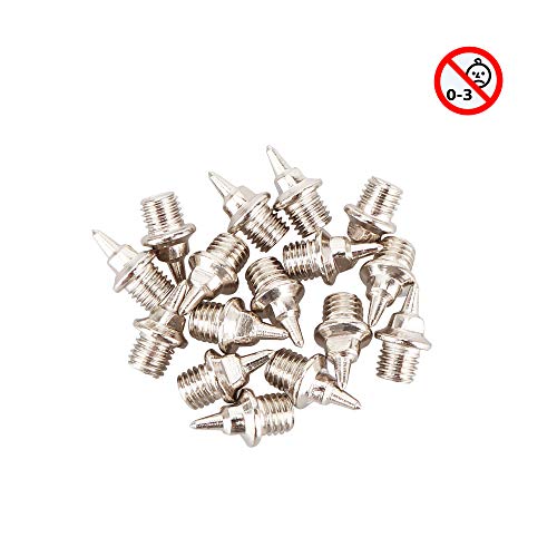 RAHATA 16 Pieces 1/4 inch Stainless Steel Track and Field Spikes for Running High Jump Long Jump with Wrench (Tartan Spikes) - Thumbnail 5