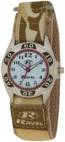 Reval - Ravel Kids/Boys Desert Camouflage Velcro Watch