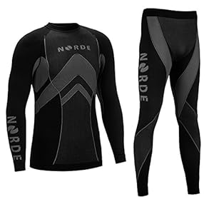 Norde Thermotech functioneel ondergoed voor heren, thermoactief, ademend, basislaag, set, outdoor, wielrennen
