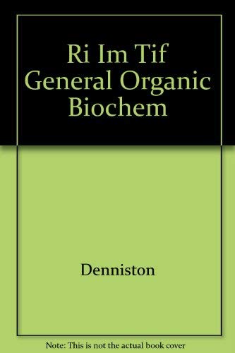 Instructor's Manual: Im Tif General Organic Biochem
