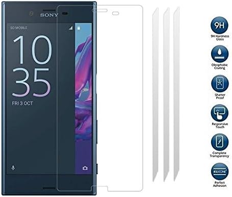 TeKKno® 9H Hardness TEMPERED GLASS LCD Screen Protector Guard Case Cover for SONY XPERIA XZ PREMIUM