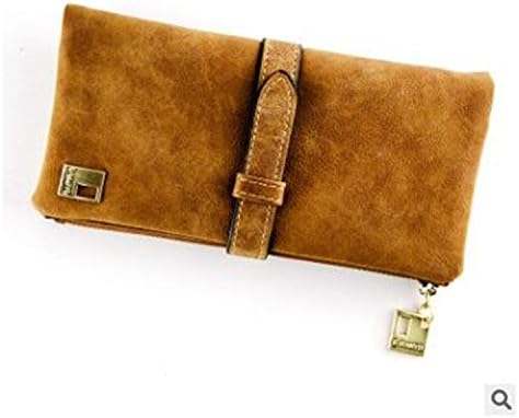 A5juznjanm Luxury women leather bags ID card holders women wallets candy color purse bolsas wallet coin keepers DH0112 coffee tuhuang