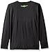 Lucky Bums Youth base layer long sleeve Shirt and Pants, Black, Extra Small