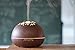 LUOYIMAN Humidifiers 300ml Cool Mist Humidifier Ultrasonic Aroma Essential Diffuser Automatic Shut-off with Variable Night Lights (Deep wooden color)
