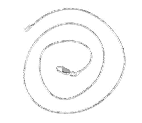 VINANI Silber Schlangenkette 1.2mm 40cm Silber 925 Kette S240