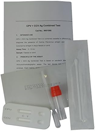 Dog Canine Double Test Parvovirus (CPV) + Coronavirus (CCV) Kit (1 Test)