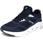 Nautica Mens Running Sneakers Sport Fashion Lace-Up Athletic Soft Shoes for Gym Tennis Men – Cushioned, Breathable, Lightweight & Comfortable