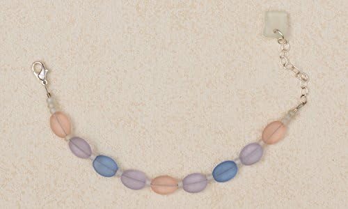 Sea Glass Droplit Bracelet, in the Pastel Palette