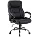 Big and Tall Office Chair 500lbs Cheap Desk Chair Ergonomic Computer Chair High Back PU Executive Chair with Lumbar Support Headrest Swivel Chair for Women Men Adults,Black primary