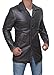 Blingsoul Leather Coats for Men - Vintage Style Long Leather Jacket Men