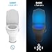 Toilet Light by Fansteck- Toilet Lights Motion Detection with 16 Colors LED &UV Light - Toilet Bowl Light with Double Flexible Arms (2 Pack)