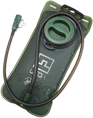 Funtalker Hydration Bladder 2Litre Water Reservoir for Hydration Pack, Bicycling Hiking Camping Backpack. Non Toxic Easy Clean Large Opening, Quick Release Insulated Tube &amp; Shutoff Valve