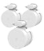 Google WiFi Wall Mount Bracket Holder, Basstop Simplest Bracket Stand for Google WiFi Router and Beacons (No Messy Screws) (White (3 Pack))