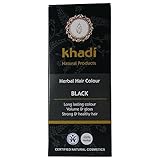 KHADI - Herbal Hair Colour Black - Long-lasting - 100% herbal