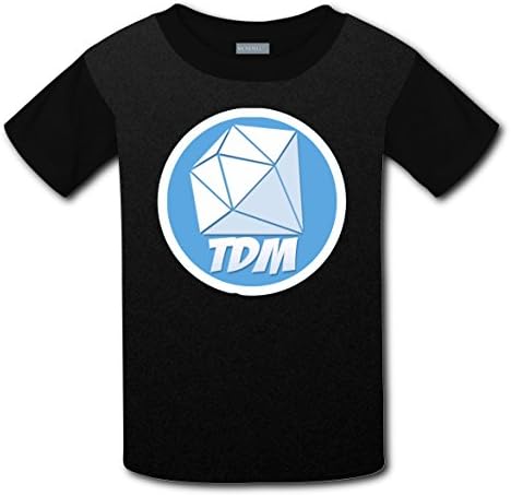 BIBIVE The Diamond Minecart TDM Logo 3D Printed Short Sleeve Crew Neck T-Shirt for Boys