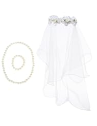 From Amazon.com. Click for details:
 Beauty: kilofly Girls First Communion Flower Headband Veil + Necklace Bracelet Value Set - kilofly Beauty: kilofly Girls First Communion Flower Headband Veil + Necklace Bracelet Value Set - kilofly