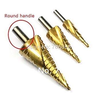 Generic 4-12mm/4-20mm/4-32mm HSS Steel Step Drill Bit Bits Tool Set For Wood/Steel Triangle Handle metric measures