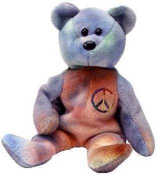 peace beanie baby