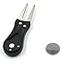 NKTM Golf Divot Tool with Pop-up Button & Magnetic Ball Marker Pitch Mark Tool Lightweight Portable and Foldable