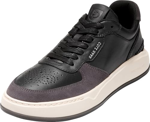 Cole Haan Men’s Grandpro Crossover Sneaker, Black/Dark Pavement/Ivory, 8.5