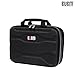 BUBM Electronics Travel Organizer, Double Layer Travel Cable Organizer Gadget Organizer for Cables iPhone Kindle USB Perfect Size Fits for iPad Mini