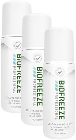 Amazon.com : Biofreeze Pain Relief Roll-On, 3 oz. Colorless Roll 