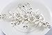 Hair Accessories for Wedding - Silver Wedding Hair Clip with Rhinestone Bridal Barrette - 100% Handmade Flower Clip Head Pieces for Women