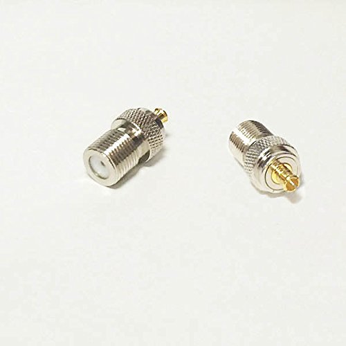 F type female to MCX male plug RF Coaxial Adapter connector Straight for TV Good Quality Fast USA Shipping