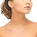 Sterling Silver Simulated White Opal Round Solitaire Necklace and Stud Earrings Set