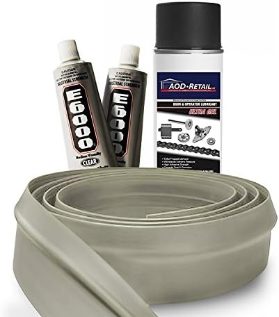 AOD Retail Door Threshold (9 Feet, GrayColor) with 2 Glues and 1 Lubricant