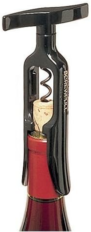 Screwpull S1015-31 Table Corkscrew, Black, Set of 4