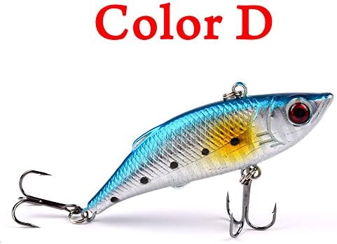 Rumas 1Pc 3D Eye Fishing Bait Tackle, Freshwater Saltwater Jerkbait Crankbait, Environmental Fishing Lure (D)
