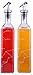 Oil and Vinegar Dispenser - Set of 2 Olive Oil Bottle, Glass Cruet Bottle Oil Container for Kitchen Salad Dressing Cooking, 16oz / 475ml