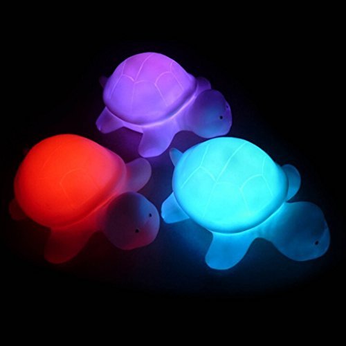 Huayang Chic 7 Colors Changing Turtle LED Night Light Lamp Room Bedroom Decor Kids Gift - //coolthings.us