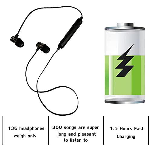 Wireless Headphone, Bluetooth Headphone,Sports Earbuds, Magnetic Earbuds,Built-in Microphone IPX6 Waterproof Stereo Headphone,for GymRunning Noise Cancelling Headsets