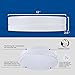 ELECWISH 12 Inch Flush Mount LED Ceiling Light with Wireless Remote Control, 24W(150W Equivalent),1920lm,2700-6500K,Daylight White