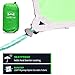 WEHE Hammock Rain Fly Tent Tarp. Waterproof Camping Shelter. Stakes Included. Lightweight. Fast Easy Setup. 210T Ripstop Polyester Taffeta (10' (L) x 10' (W)) (Green)
