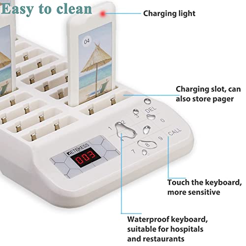 Retekess TD172 Restaurant Pager,Pagers for Restaurants,1999s